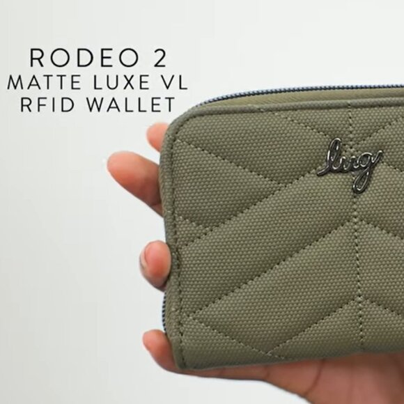 Brand New Lug Rodeo 2 Matte Luxe VL RFID Wallets - Picture 1 of 15